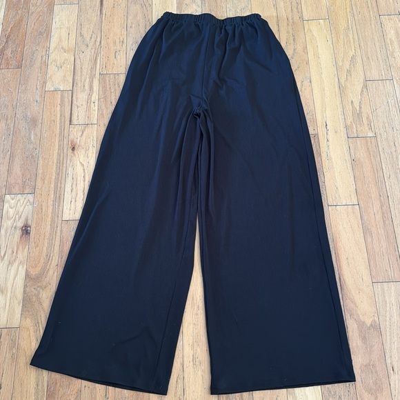 Cider | Black Palazzo Pants | Elastic Waistband | Pull On | size S - Picture 4 of 4